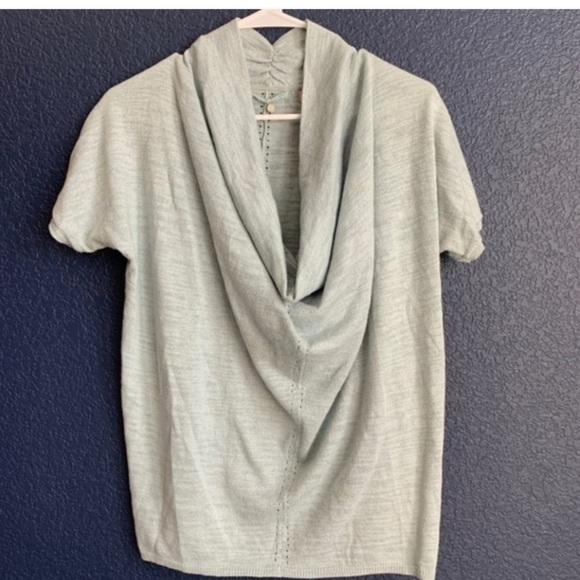 Anthro Knitted & Knotted Slouchy Blouse, Size M. - Picture 2 of 7